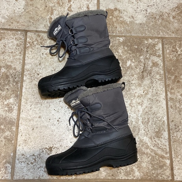 Men's Gray Winter Boots - Picture 7 of 10